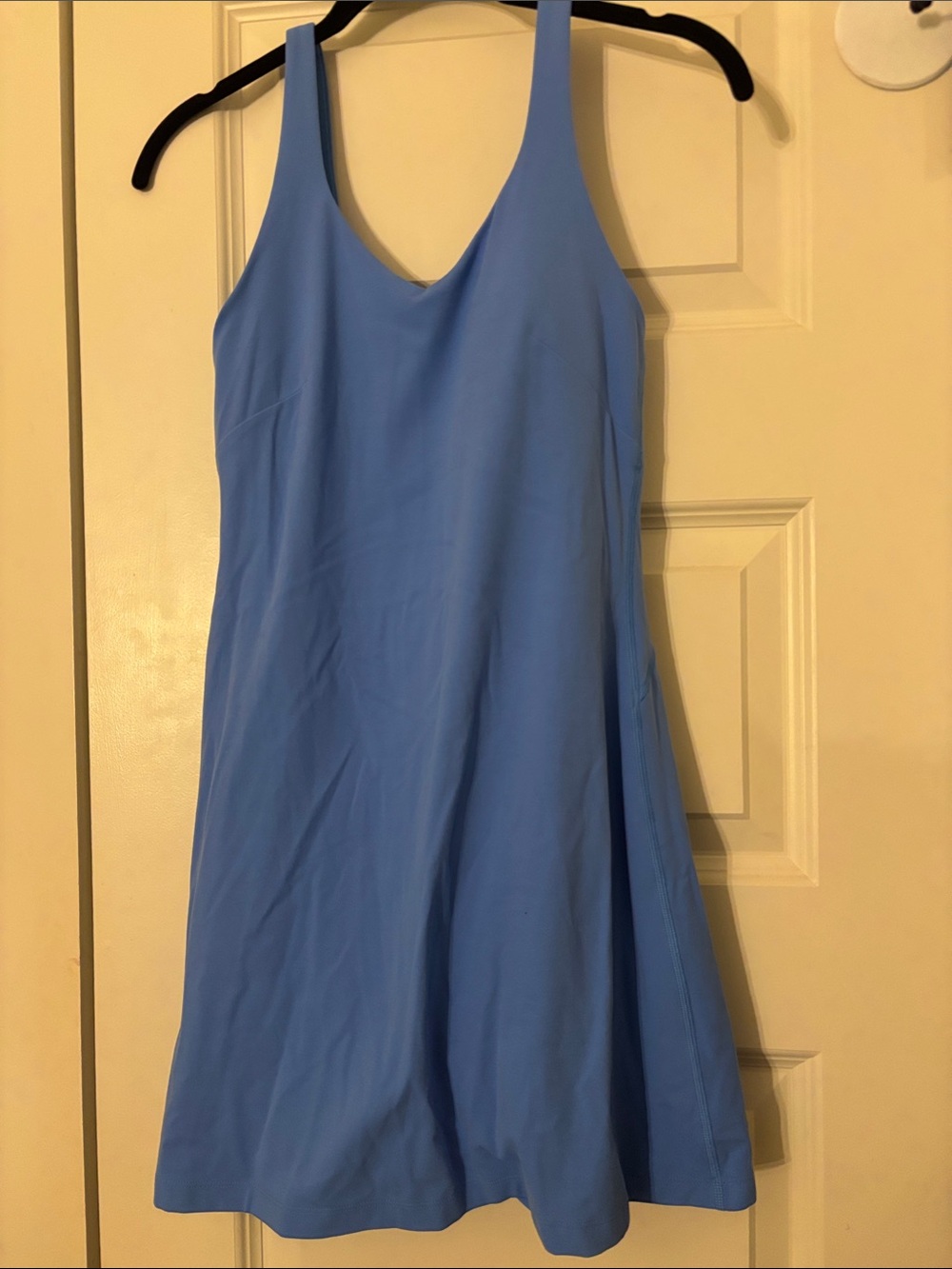 lululemon athletica Light Blue V-Neck Sleeveless Mini Dress